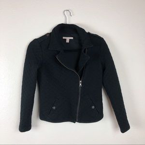 Banana Republic Asymmetrical Zip Quilted Jacket